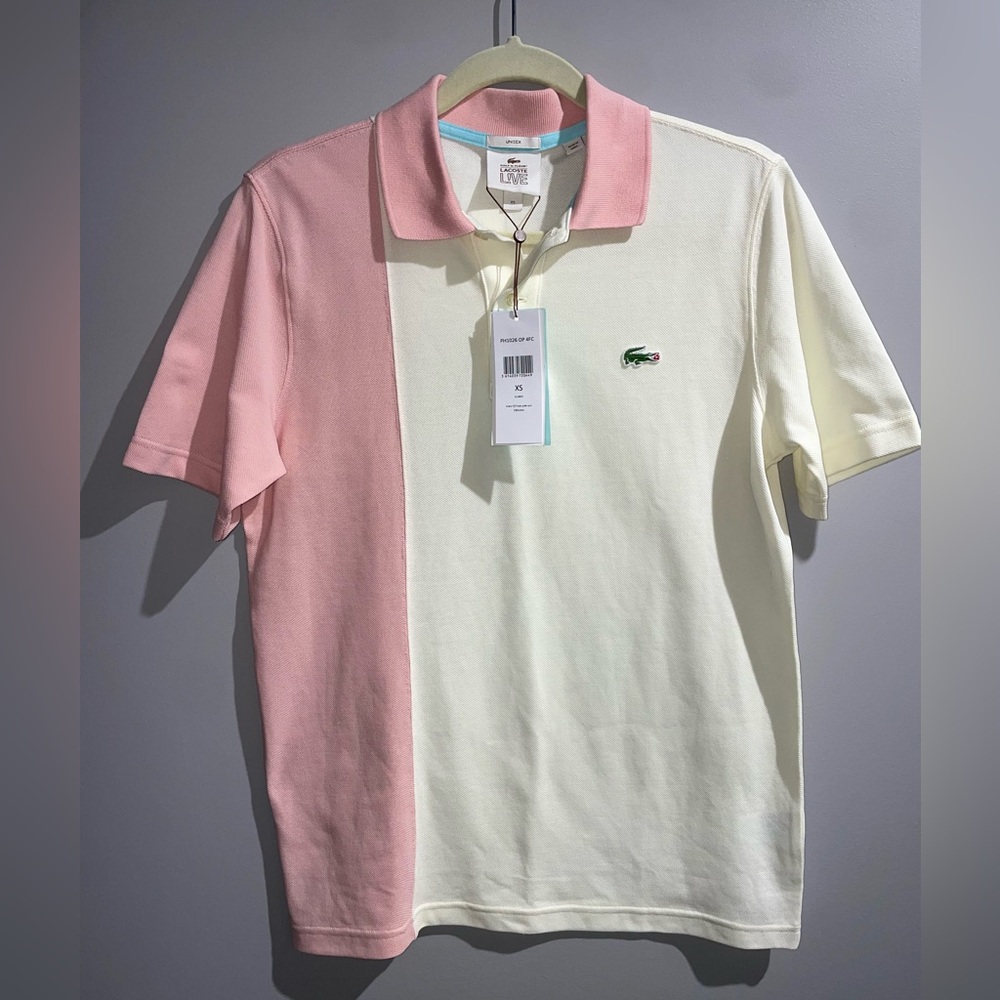 NWT Lacoste x GOLF le FLEUR* collaboration POLO SHIRT XS